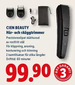 Cien - Hår- och skäggtrimmer