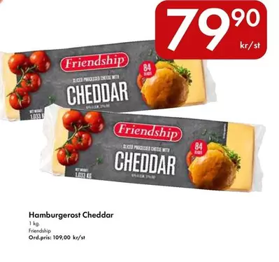 Hamburgerost Cheddar