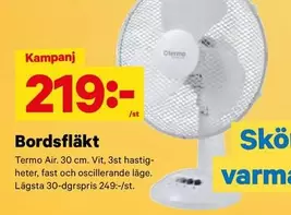 Bordsfläkt Termo Air