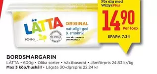 Lätta - Bordsmargarin