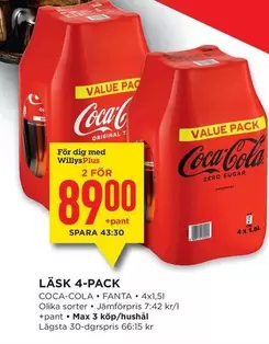 coca-cola - LÄSK 4-PACK