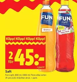 Fun Light - Saft