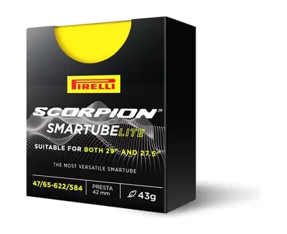 Cykelslang Pirelli Scorpion SmarTUBE Lite 47/65-622/584 Presta 42mm Yellow