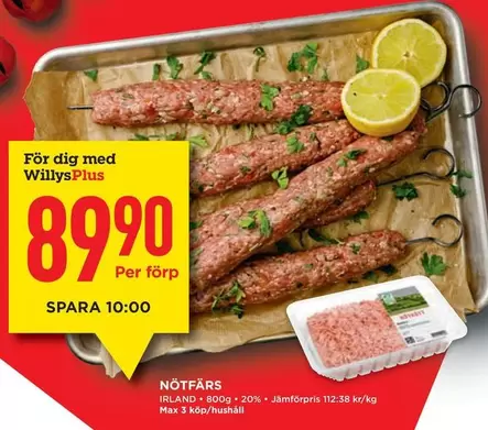 Nötfärs