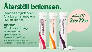 Hjärtats Vätskeersättning
