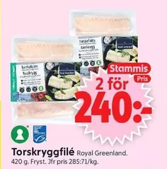 Royal Greenland - Torskryggfilé