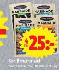 Santa Maria - Grillmarinad