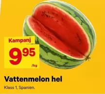Vattenmelon hel
