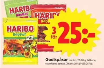 Haribo - Godispåsar