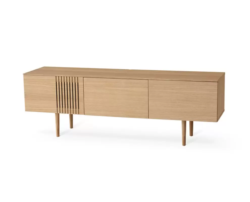 Joel Mediabänk 150 cm | Oljad Ek