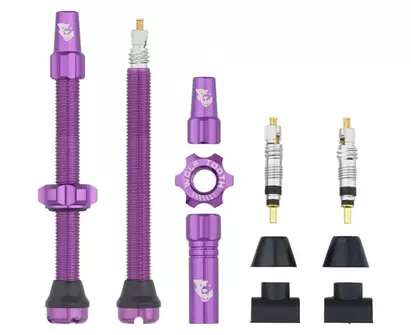 Tubelessventil Wolf Tooth Tubeless Valve Stems 60mm Purple