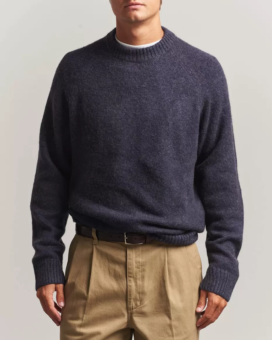 Soft Roundneck Knit Dark Navy