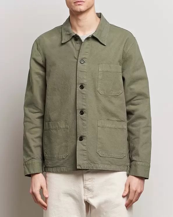 Organic Workwear Jacket Dusty Olive