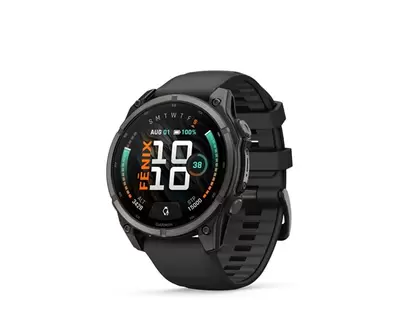 Träningsklocka Garmin fenix 9 – 47mm Carbon Gray/Black