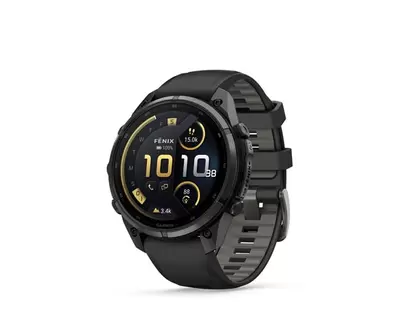 Träningsklocka Garmin fenix 9 Pro – inReach 47mm Carbon Gray/Pebble Gray