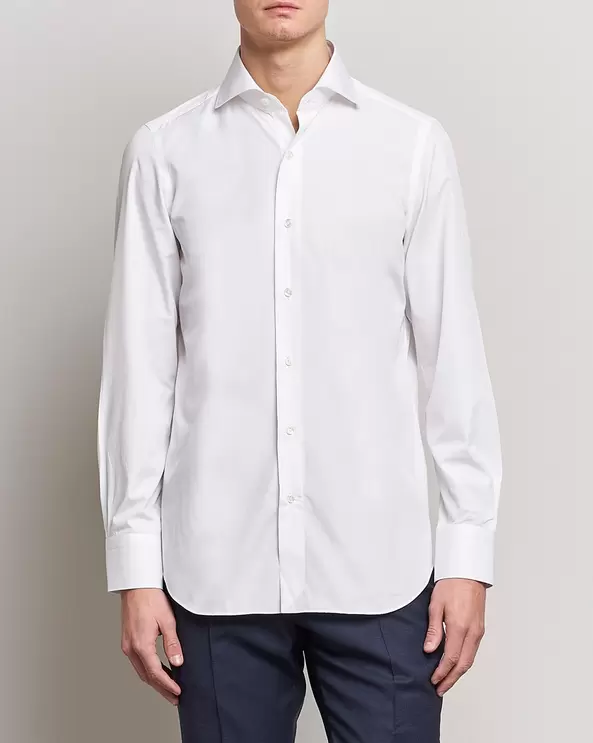 Milano Slim Fit Classic Shirt White