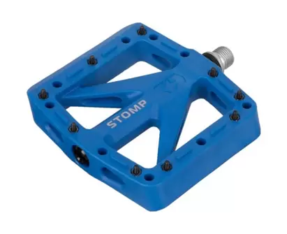 Cykelpedaler Oxford Nylon Flat Pedal Blue