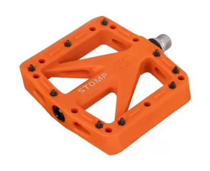 Cykelpedaler Oxford Nylon Flat Pedal Orange