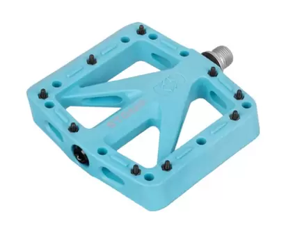 Cykelpedaler Oxford Nylon Flat Pedal Turquoise