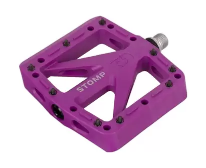 Cykelpedaler Oxford Nylon Flat Pedal Purple