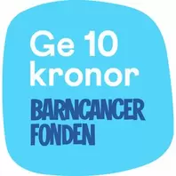 Barncancerfonden – tack för ditt bidrag