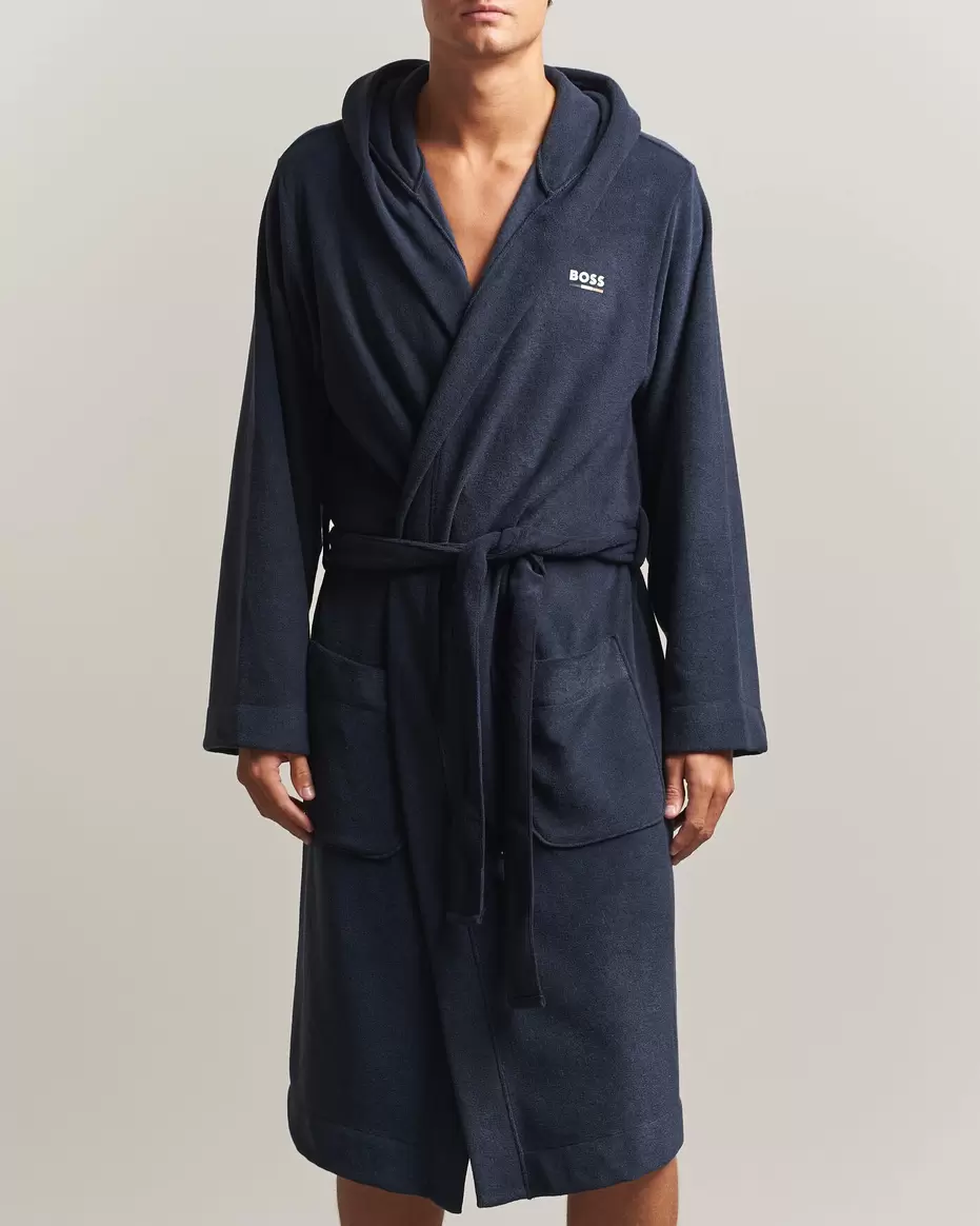 Terry Robe Dark Blue