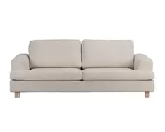 Aberdeen Soffa 3-sits | Glory 05 Beige, Vitpigmenterad Ek