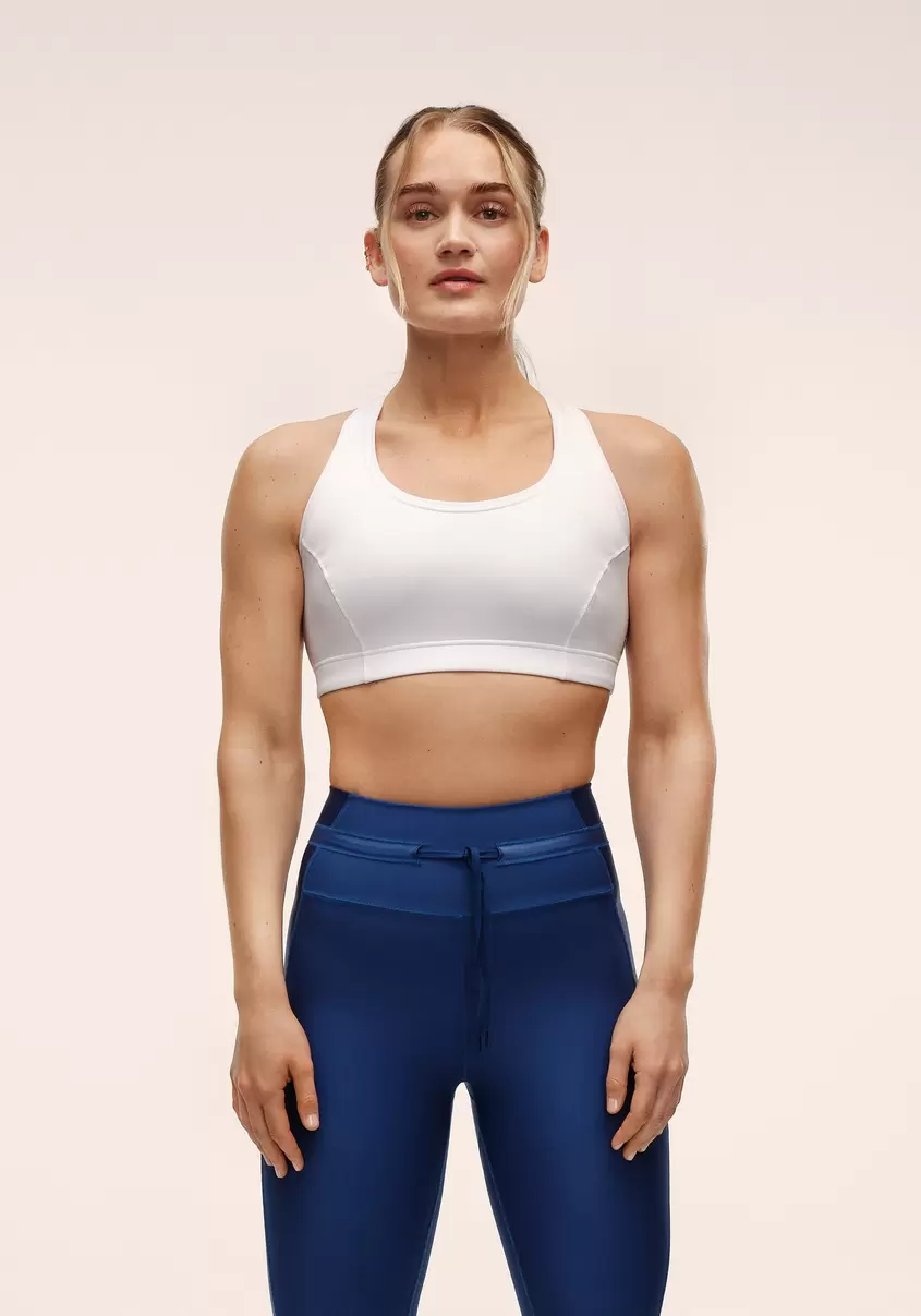 Iconic Sports Bra - White