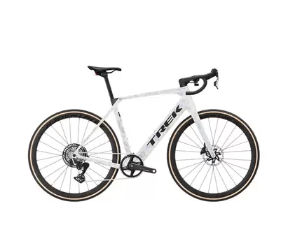 Elcykel Racer Trek Domane+ SL 7 AXS Gen 5 Mother Of Pearl/Silver Marble