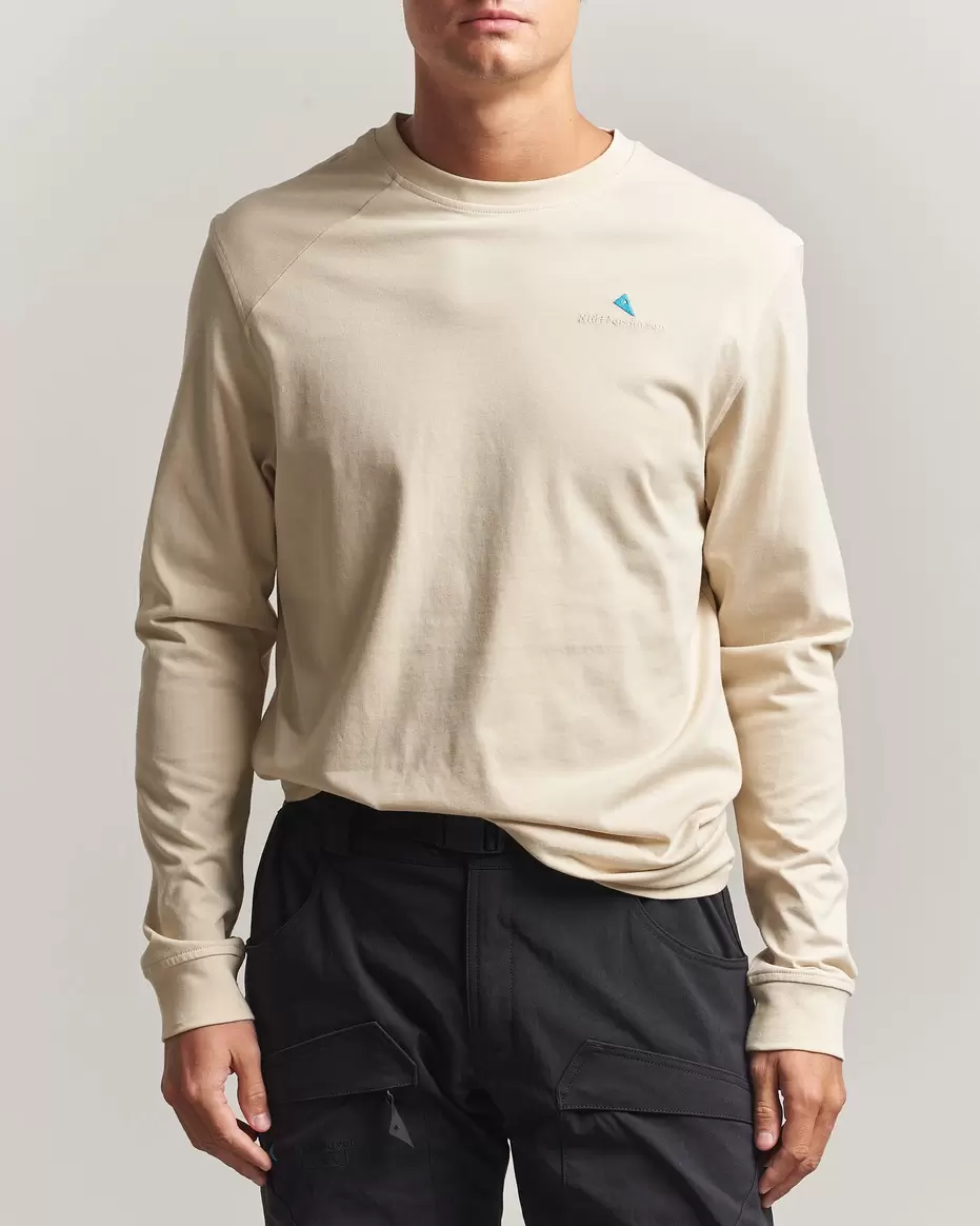 Root Long Sleeve Logo T-Shirt Clay