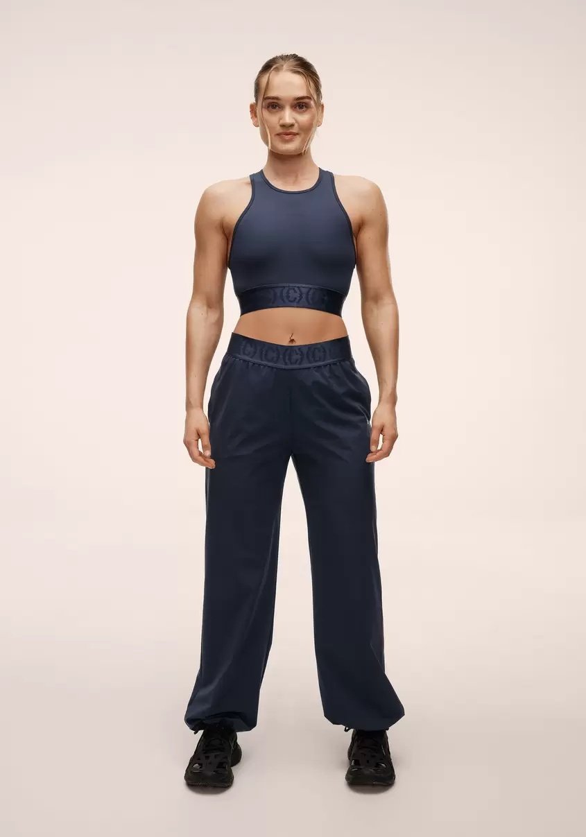 Logo Elastic Barrel Pant - Core Blue