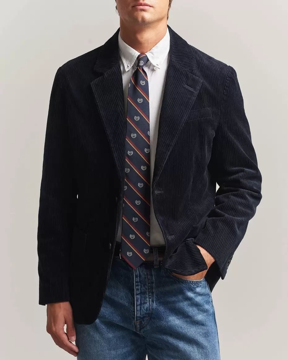 Corduroy Blazer Evening Blue