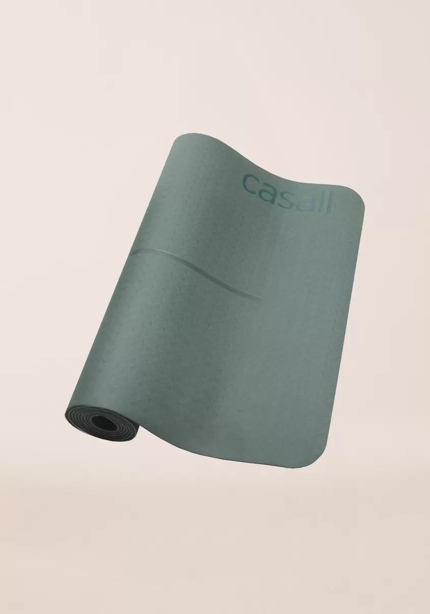 Yoga Mat Position 4mm - Dark Teal/Black