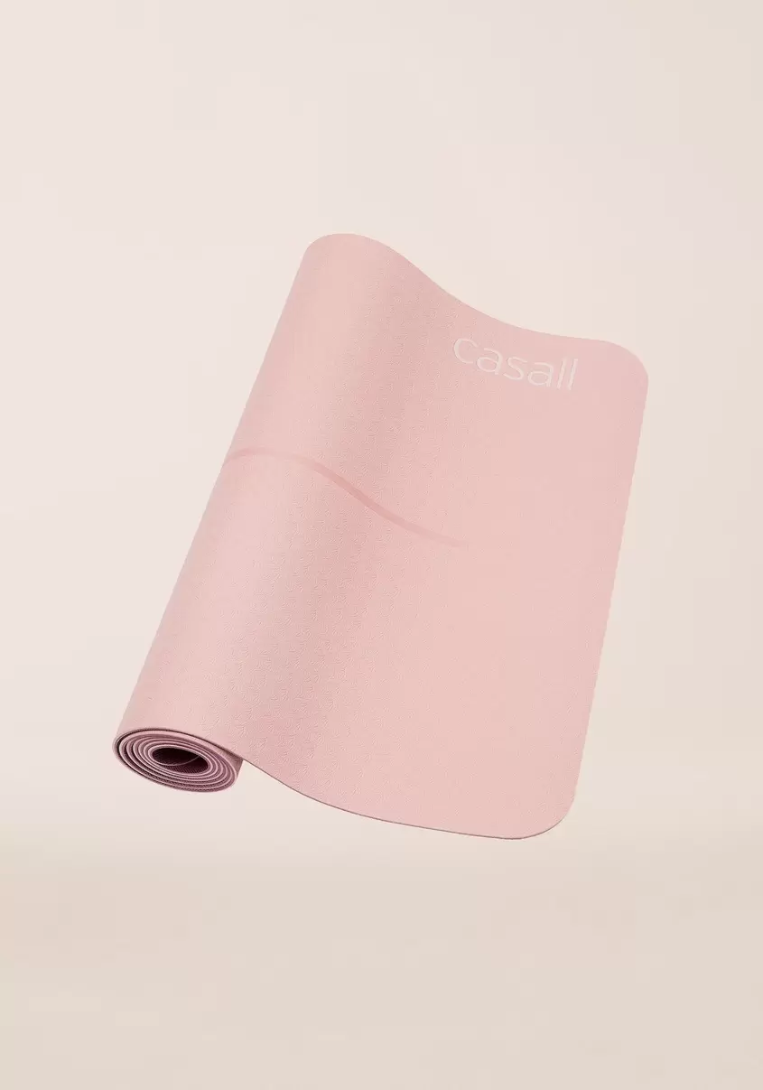 Yoga Mat Position 4mm - Light Pink/Pink