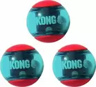 Hundleksak Kong Squeezz Action Balls flerfärgade 3-p