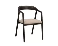 Dillon Karmstol | Mellanbeige/Brun Ek