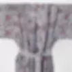 RED FLOWER Kimono, indigo/red