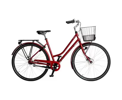 Damcykel Skeppshult Nova 7-Vxl Korg Flamröd Matt