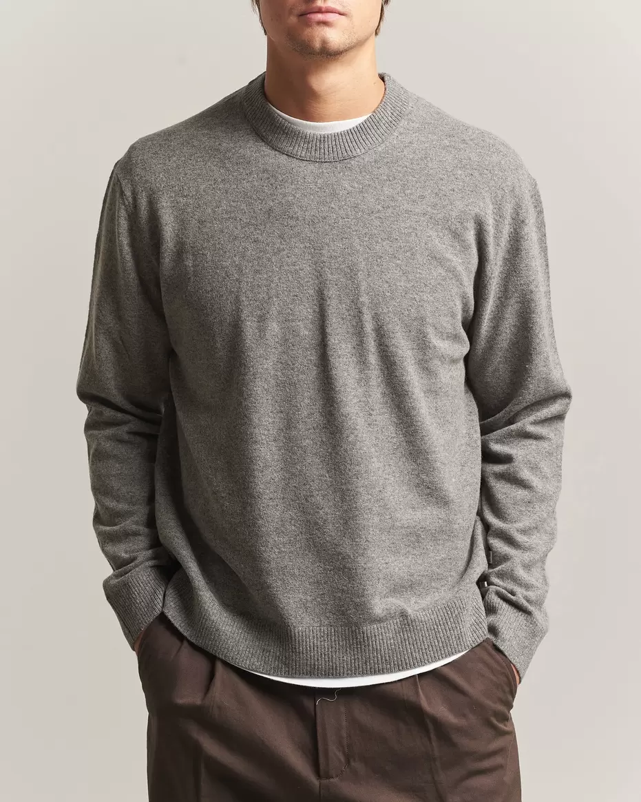 Raz Lambswool Knitted Sweater Grey Melange