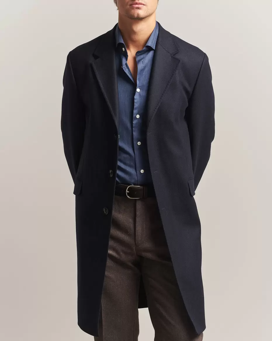 Ben Wool Coat Navy