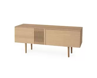 Joel Mediabänk 120 cm | Oljad Ek