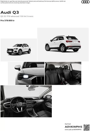 Audi-katalog i Arvika | Audi Q3 | 2024-07-24T00:00:00.000Z - 2025-07-24T00:00:00.000Z