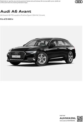 Audi-katalog | Audi A6 Avant | 2024-08-20T00:00:00.000Z - 2025-08-20T00:00:00.000Z