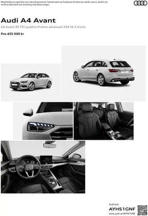 Audi-katalog i Skövde | Audi A4 Avant | 2024-08-30T00:00:00.000Z - 2025-08-30T00:00:00.000Z