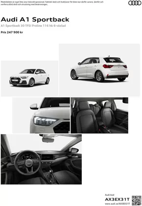 Audi-katalog i Lilla Edet | Audi A1 Sportback | 2024-09-05T00:00:00.000Z - 2025-09-05T00:00:00.000Z