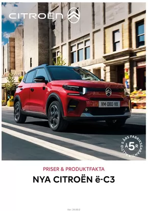 Citroën-katalog i Staffanstorp | Citroën NYA Ë-C3 | 2024-09-14T00:00:00.000Z - 2025-09-14T00:00:00.000Z