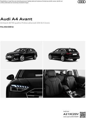 Audi-katalog i Umeå | Audi A4 Avant | 2024-09-17T00:00:00.000Z - 2025-09-17T00:00:00.000Z