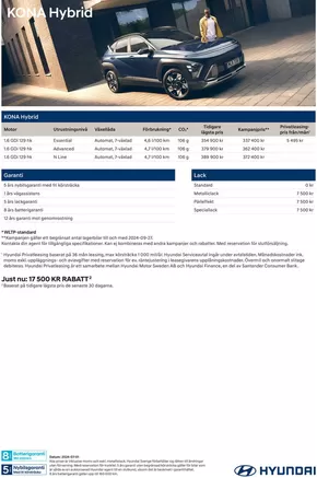 Hyundai-katalog i Haninge | Hyundai Prislista KONA Hybrid | 2024-09-19T00:00:00.000Z - 2025-09-19T00:00:00.000Z