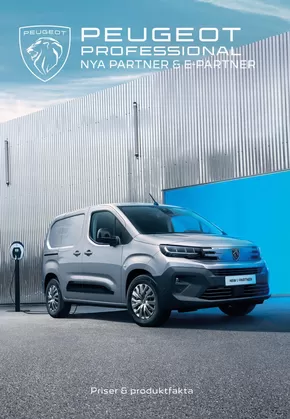 Peugeot-katalog i Enköping | Nya Peugeot Partner & E-Partner | 2024-09-27T00:00:00.000Z - 2025-09-27T00:00:00.000Z