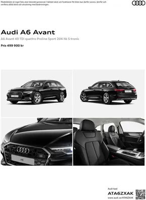 Audi-katalog i Västervik | Audi A6 Avant | 2024-10-07T00:00:00.000Z - 2025-10-07T00:00:00.000Z